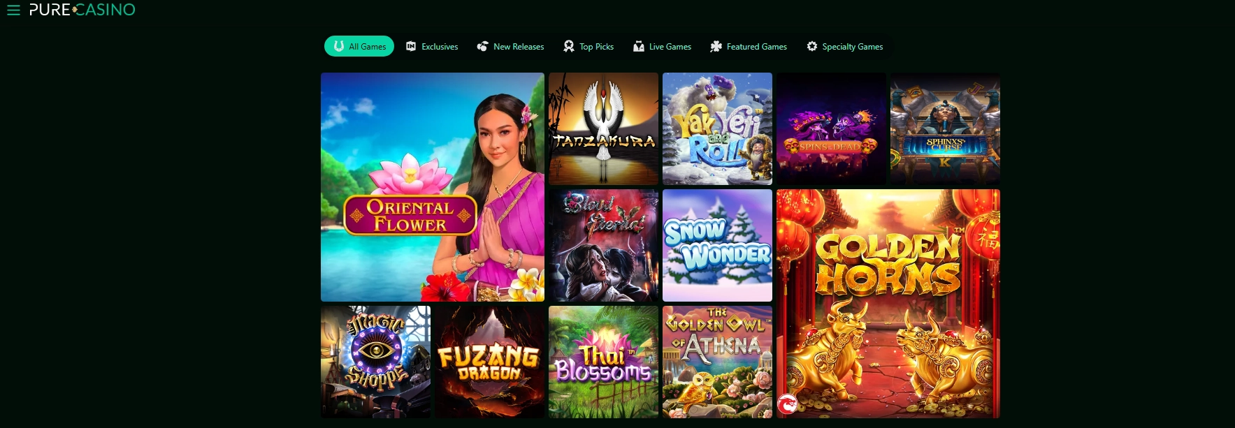 Pure Casino - Official Website